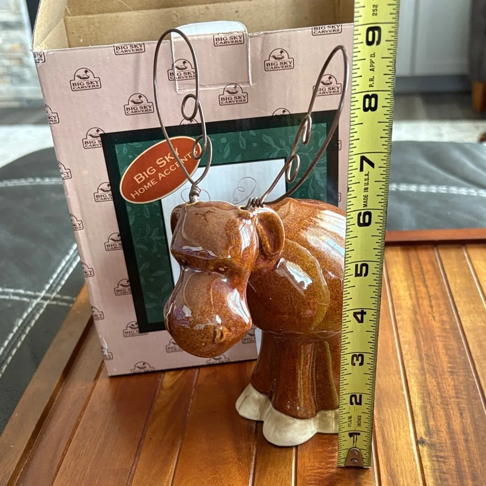 Big Sky Carvers Whimsical Ceramic Moose - Brown - Picture 5 of 6